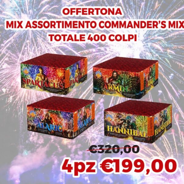 OFFERTONA MIX ASSORTIMENTO COMMANDER'S MIX
